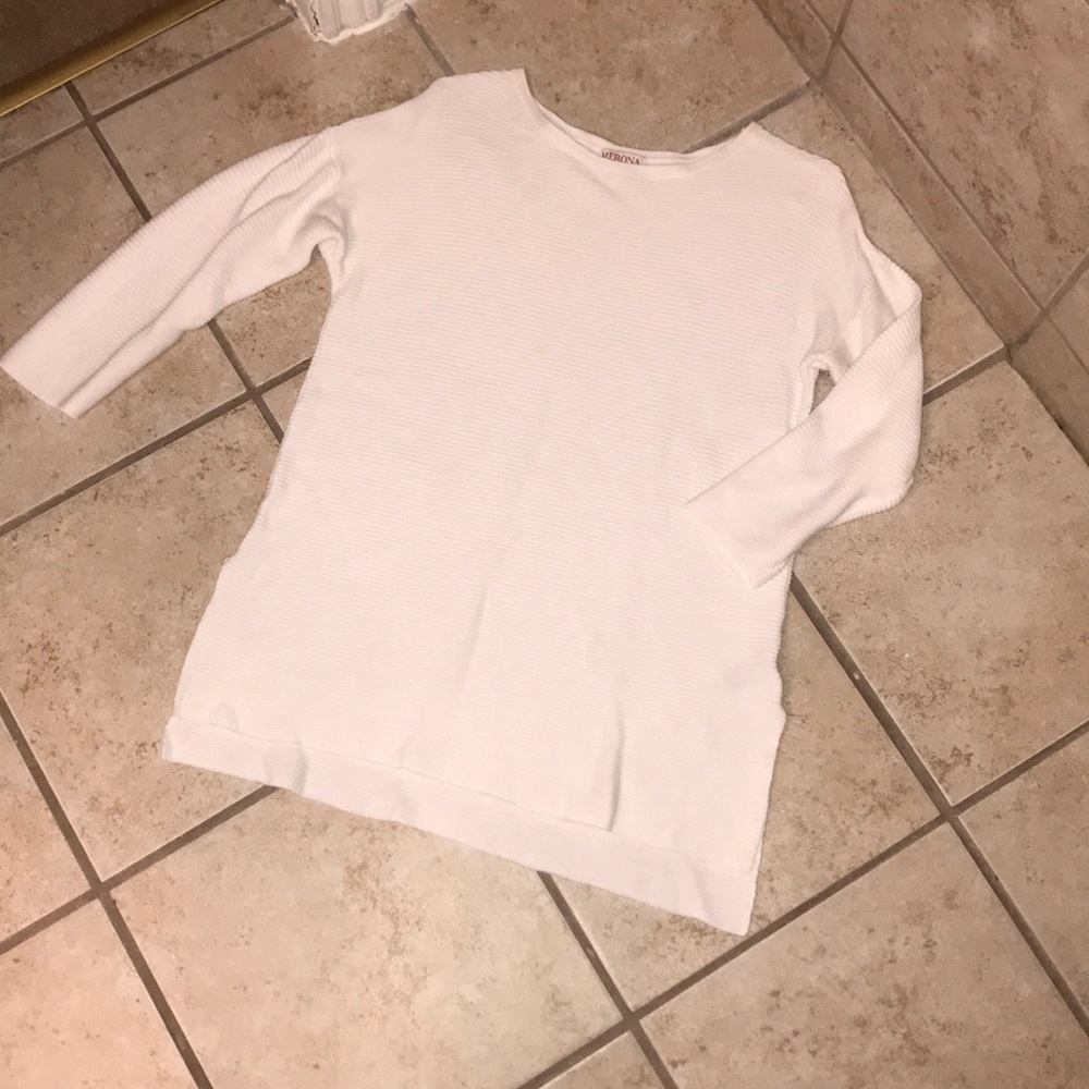 White sweater shirt